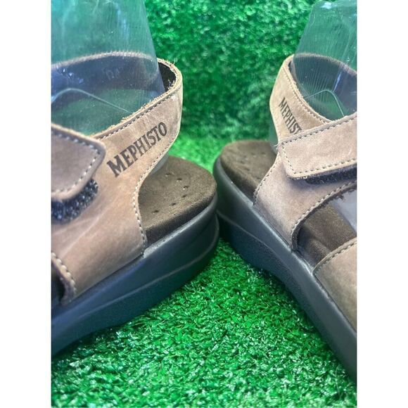 Mephisto Brown Leather Comfort Strappy Sandals Size EU 40 US 10 M Women’s - Picture 10 of 10